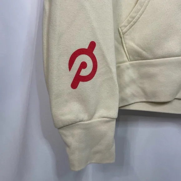 Aviator Nation Cream Zip Hoodie with Rainbow Stripes - Picture 3 of 14